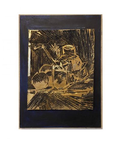 Metamorphose in Blau und Gold II